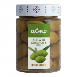 Olive Bella di Cerignola in Salamoia - De Carlo