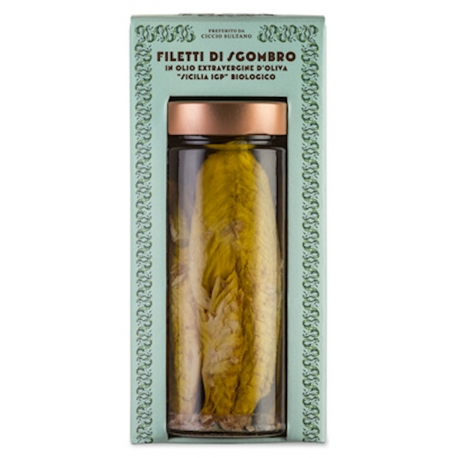 Filetti di Sgombro in Olio EVO Sicilia Bio - Testa