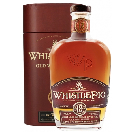 Bourbon Whiskey WhistlePig 12 Y Rye Old World
