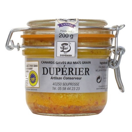 Foie Gras Entier d'Oca vaso vetro