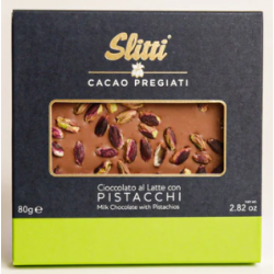 Tortina Cioccolato al Latte con Pistacchi di Bronte