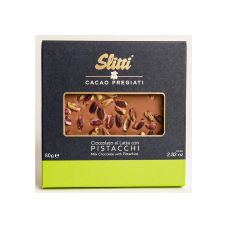 Tortina Cioccolato al Latte con Pistacchi di Bronte