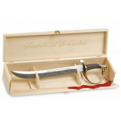 Sciabola da Sommelier in Cassetta Legno