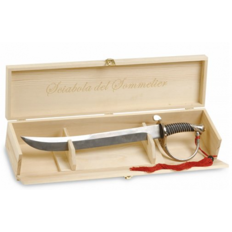 Sciabola da Sommelier in Cassetta Legno