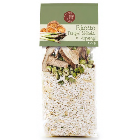 Risotto con Funghi Shiitake e Asparagi